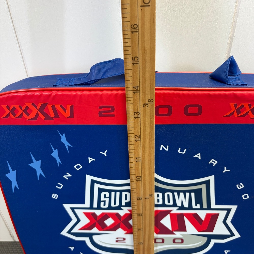 Y2K NFL Super Bowl XXXIV Stadium Cushion Seats Set of 3 2000 Atlanta Georgia